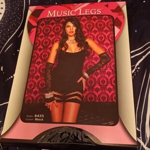 Music Legs Pencil Dress